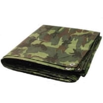 8' x 16' Premium Green CAMO/Camouflage / 8 mil Poly TARP (Finished Size Approx. 7'6" x 15'6") …