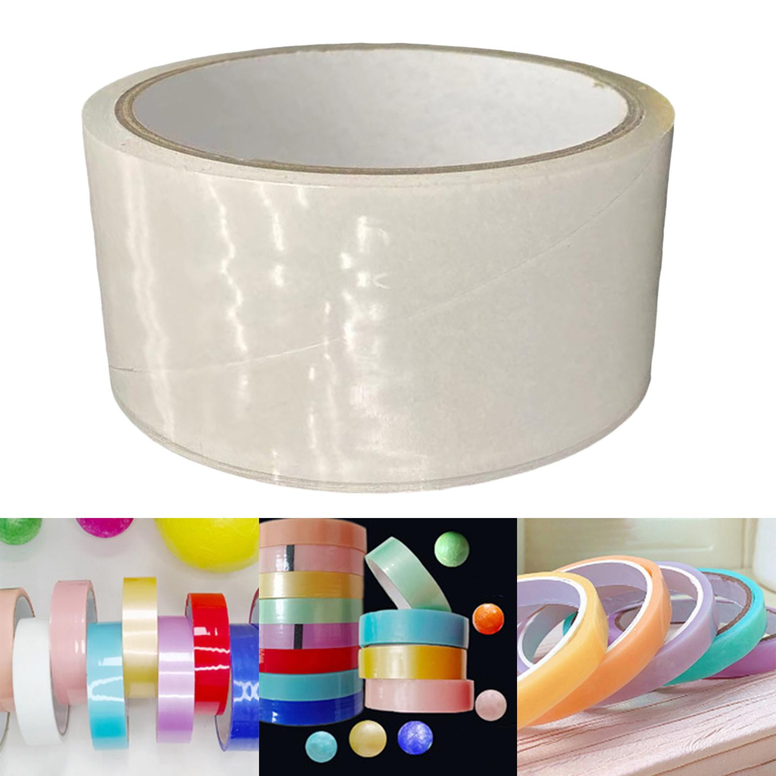 4Pcs Funny Creative Sticky Ball Rolling Tapes Sticky DIY Colored Balls for Party Relaxing