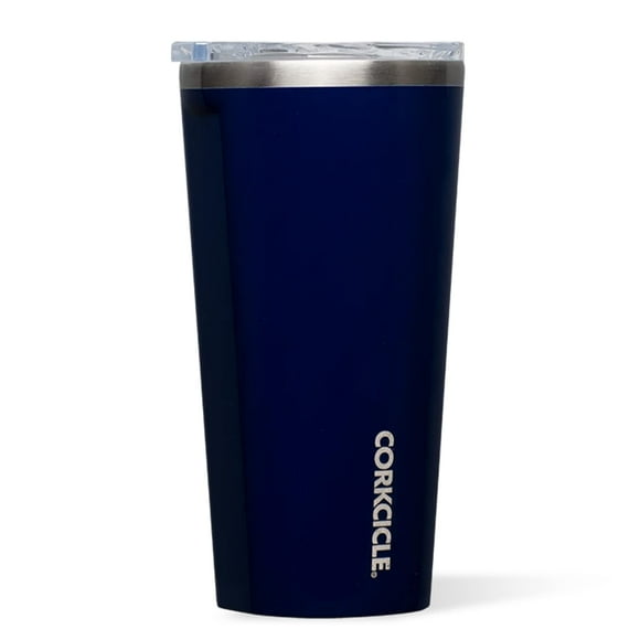 Taza de café Corkcicle Classic Gloss Midnight Navy 473 ml