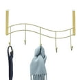 thumbnail image 2 of Better Houseware Brass Over-Door Hook Rack, 2 of 6