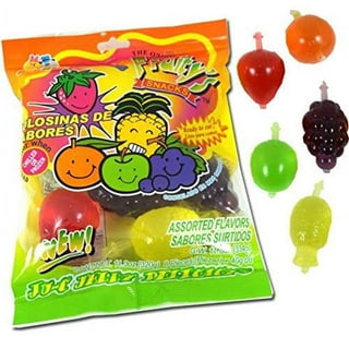 Apexy Jelly Fruit, Tiktok Candy Trend Items, Tik Tok Hit or Miss Challenge,  Assorted Fruit Shaped Jelly, Strawberry, Mango, Apple, Pineapple, Grape.