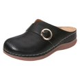 thumbnail image 6 of Mepaouo Clogs for Women Wide Width Wedge Sandals Hollow out Closed Toe Slip on Beach Slippers Shoes, 6 of 7