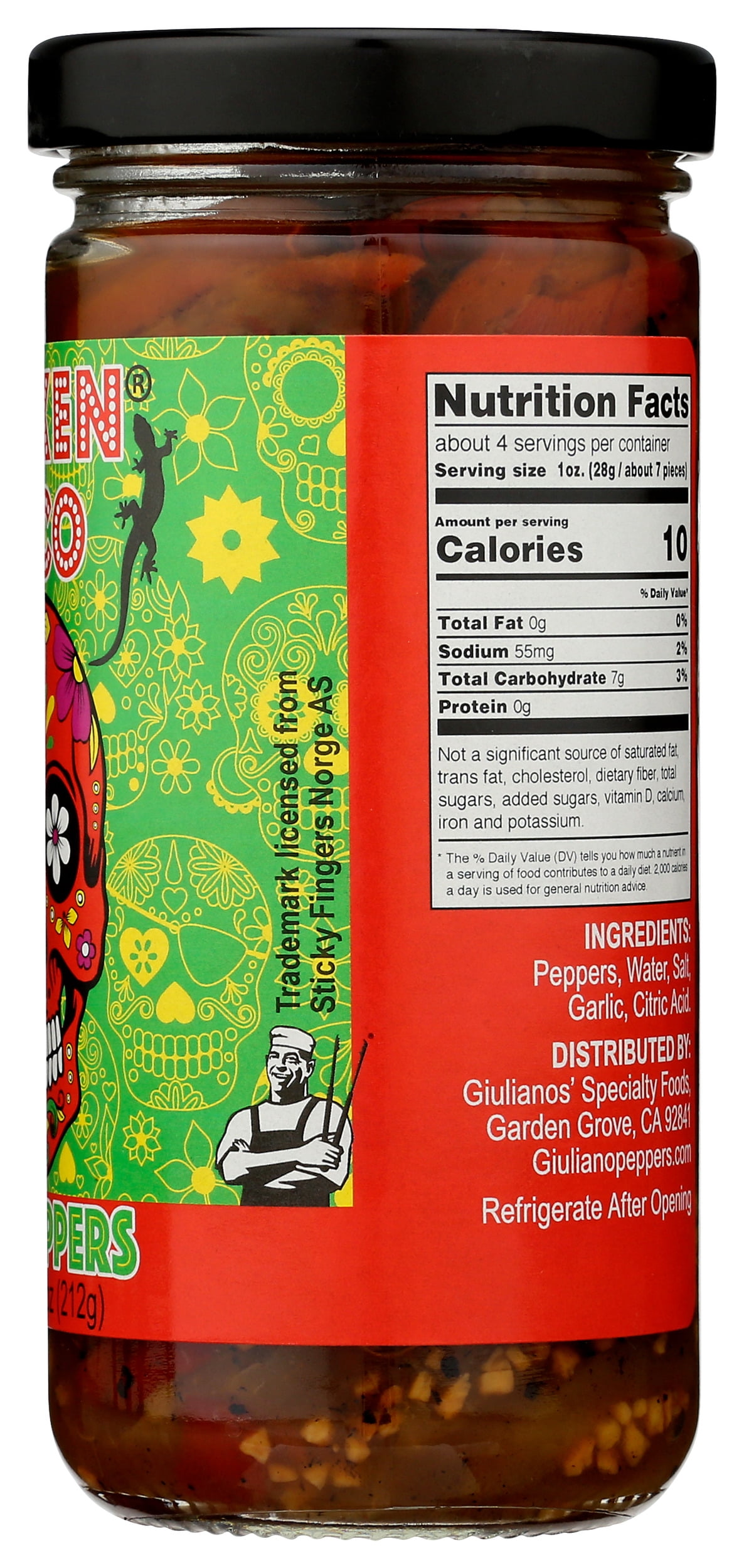 Pack of 6, Broken Taco Roasted Bell Peppers, 8 oz