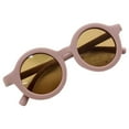 thumbnail image 4 of TISHITA Lunettes de Soleil Rétro pour Enfants Mignonnes Rondes Lunettes pour Tout-Petit Nourrisson Plage, 4 of 6