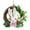 E, variant on LEWEEN Easter Straw Bunny Desktop Decoration, Natural Material Festive Atmosphere Home Party Decor, Spring Easter Gift for Family