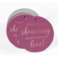 thumbnail image 2 of Inkdotpot Rose Gold Foil Paper Hang Tags Thank You Baby/ Bridal Shower Favor Tags 50 Pieces, 2 of 7