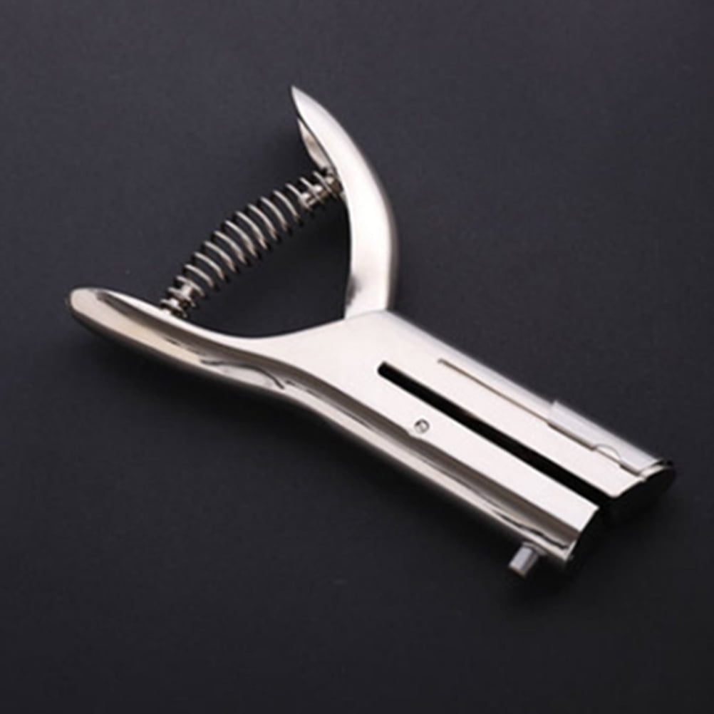 RENACLIPY Single Hole Badge Punch Tool Zinc Alloy Office Paper Puncher 1 Piece for ID Cards and Badges