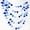 Blue, variant on Blue Gold Beige Glitter Felt Triangle Pennant Banner, Mini Bunting for Birthday, Wedding, Graduation & Nursery Decor