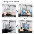 thumbnail image 5 of Yayeee Faucet Mat for Kitchen Sink 14.7" Diatomite Long Splash Guard Pad, Sea Window, 5 of 7