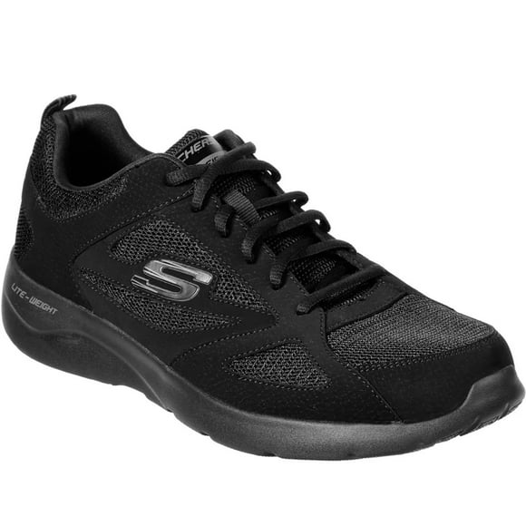 Skechers Mens Dynamight 2.0 Action Leather Memory Foam Lace Up Trainers