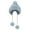 Gray, variant on Womens Winter Ribbed Beanie Cap Thickened Knit Pompom Soft Oversized Warm Hat (Gray)