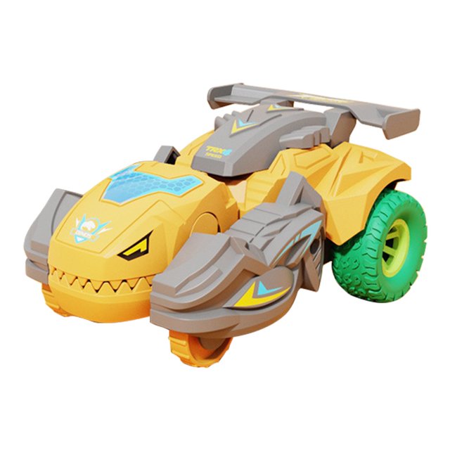 Deformed Dinosaur Car Deformable Portable Plastic Dinosaur Hit Deformed Car for Fun