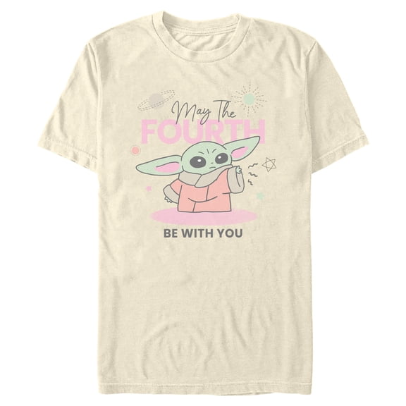 Mens Star Wars: The Mandalorian Grogu May The Fourth T Shirt