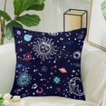 thumbnail image 2 of MKHERT Galaxy Sun And Moon Pillow Covers Pillowcase Throw Pillows 18x18 inch, 2 of 2
