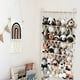 thumbnail image 4 of Organizador para Colgar en la Pared, Red para Juguetes de Animales de Peluche, Hamaca, Guardería, Almacenamiento de Juguetes de Peluche, Macramé Bohemio, Negro, 4 of 5