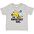 thumbnail image 3 of Inktastic The Sweetest Girl with Bee and Honey Combs Boys or Girls Baby T-Shirt, 3 of 5