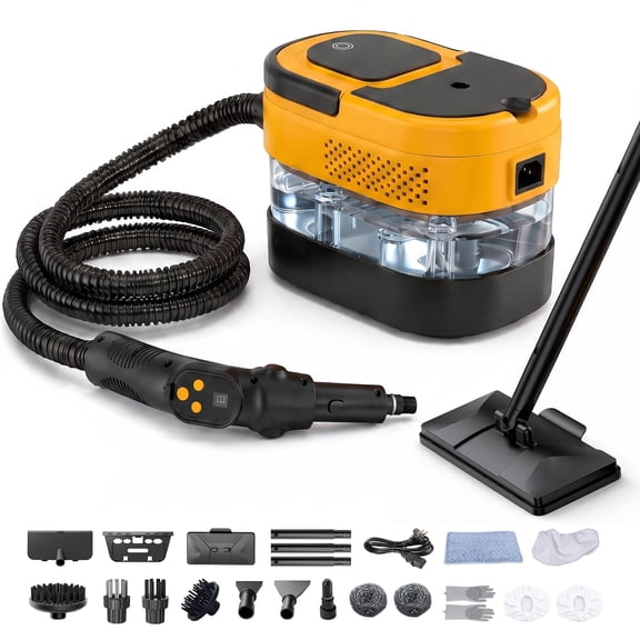 Steam Cleaner for Home, 2500W Multi-Surface Steamer with 1.6L Tank