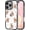 Brown Leopard, variant on Case for iPhone 17, Cute Brown Teddy Bear Kawaii Design Girly Aesthetic Cartoon Pattern for Women Girls Teens Transparent Acrylic Hard Case, 6.3"