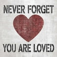 thumbnail image 3 of Harbick, N 12x12 Black Modern Framed Museum Art Print Titled - You Are Loved Sq, 3 of 5
