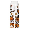 thumbnail image 4 of Autumn Happy Thanksgiving Turkey Pajama Pants Comfortable Elastic Waist Pajamas Fashion Sleepwear Bottoms Plus Size Homewear, 4 of 6
