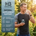 thumbnail image 4 of Herbal Bee Fadogia Agrestis and Tongkat Ali Capsules, Testosterone Supplement for Performance, Energy, and Vitality, 120 Count, 4 of 6