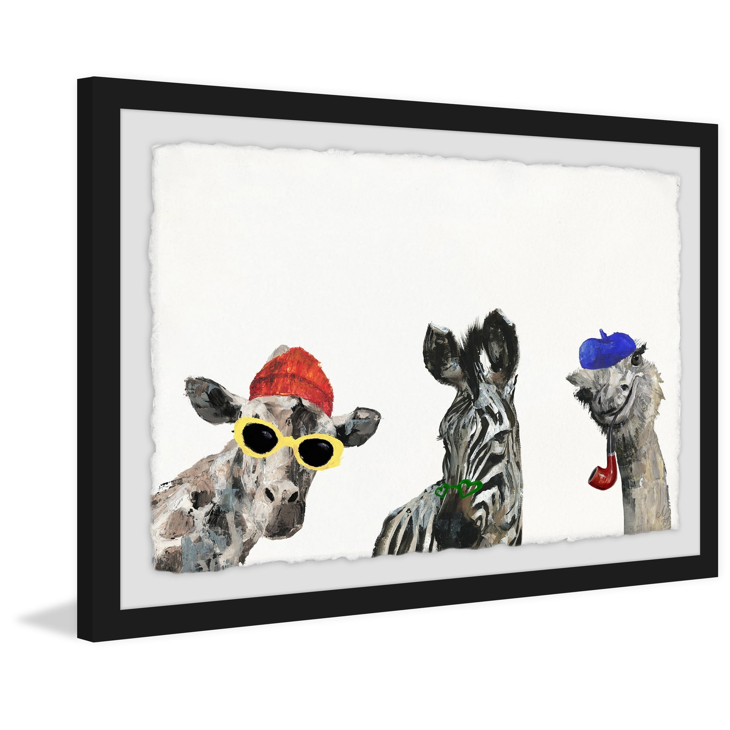 Happening Bunch Framed Painting Print