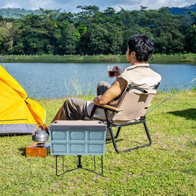 TABLETREANDS Rack Portátil Para Cooler En Inoxidable Para Uso En Picnic Y Senderismo