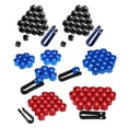 thumbnail image 3 of 20 Pieces Car Wheel Bolts Head Cover Automotive Metal Tyre Hub Nut Cap Portable Automobile Decoration Rims Screws Replacement Red 21mm, 3 of 6