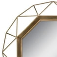 thumbnail image 4 of Stonebriar Collection 28.3" Gold Modern Geometric Metal Wall Mirror, 4 of 8
