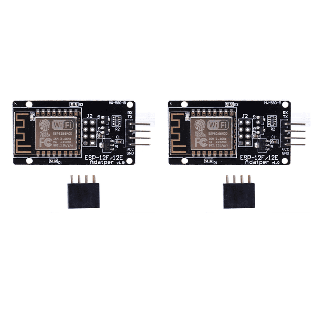 Módulo ESP8266 ESP-12F Adaptador WiFi 5V Sensor Redes Partes (Con ESP-12F)