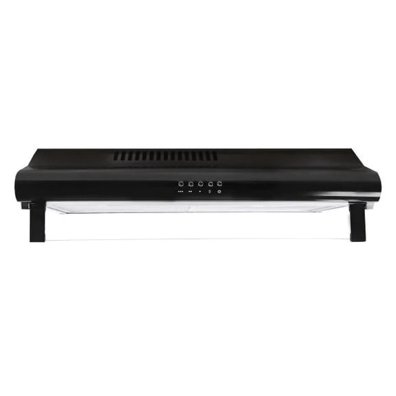 Campana Extractora Básica SUPRA De Acero Negro Mate 60 Cm CB-60-BLACK