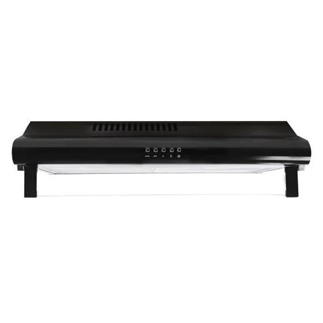 Campana Extractora Básica SUPRA De Acero Negro Mate 60 Cm CB-60-BLACK