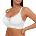 thumbnail image 7 of qelini Lace Bras for Women Thin Strap Wireless Breathable Bralettes Side Support Seamless Everyday Tshirt Bra, 7 of 7