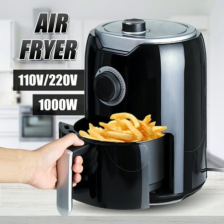 2L Black Manual Air Fryer Electric Air Fryer Cooker Machinery