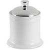 Canopy Classic Vintage Ceramic White Apothecary Cotton Ball Holder, 1 Each