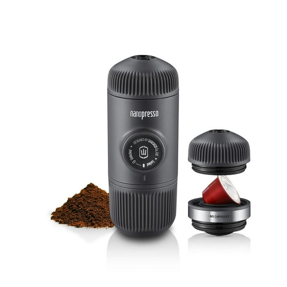 Máquina de Café Espresso Portátil WACACO Nanopresso con NS Adapter Ideal para Acampar multicolor