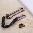 thumbnail image 1 of Cadena de seguridad para puerta 4 piezas (bronce rojo), 1 of 4