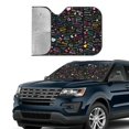 thumbnail image 3 of Kdxio I love you Mom Print Front Windshield Sun Shade,Folding Auto Sunshade for Car Truck SUV-Small, 3 of 7