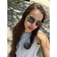 thumbnail image 2 of Gafas de sol JUDOO rectangulares sin montura para hombres y mujeres, 2 of 9
