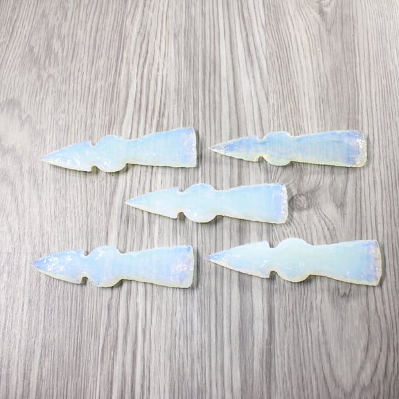 5 Opalite Ornamental Tomahawk Heads #9953 Axe Hatchet Ax
