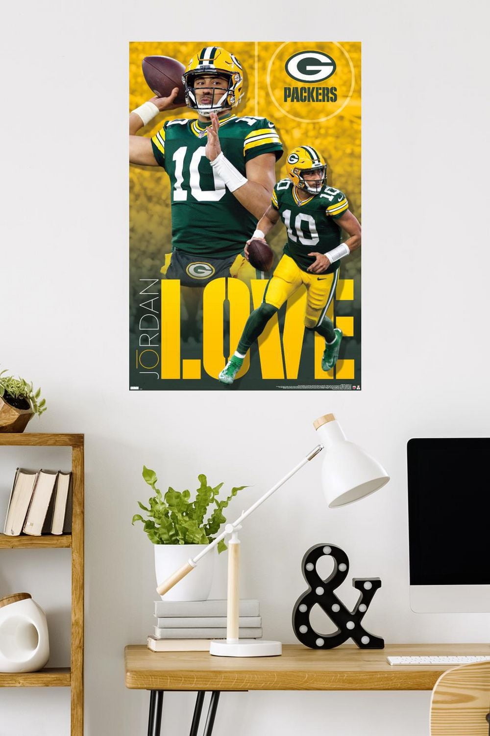NFL Green Bay Packers - Jordan Love 24 Wall Poster, 22.375" x 34"