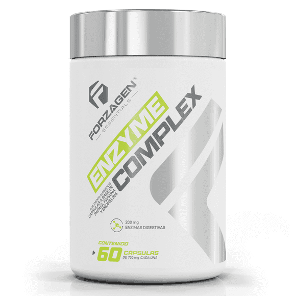 Enzimas Vegetales de Papaya y Piña Forzagen Essentials Enzyme Complex 60 cápsulas