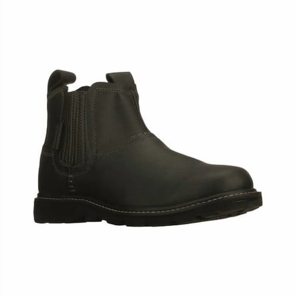 Skechers Blaine Orsen Leather Casual Mens Ankle Boots, Pull On
