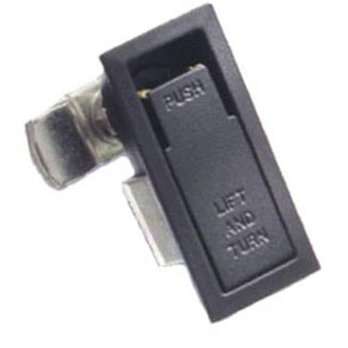 Southco 627015 Black Powder Coated Lift and Turn Compression Latch