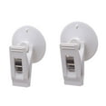 thumbnail image 2 of Walbest 2 Pcs Suction Cup Clip Round Suction Cup Clamp Metal Holder Reusable Window Car Card Suction Cup Holder Multiple Purpose Card Clamp for Car Sun Shade Cloth Cards Bills Office Kitchen (White), 2 of 7