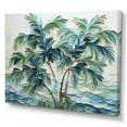 thumbnail image 2 of Designart "Minimalims Palm Trees Green VII" Palm Trees Canvas Print, 2 of 5