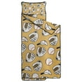 thumbnail image 2 of Yellow Baseball Items Pattern Toddler Nap Mats for Kids Preschool,Sleeping Mat Bag or Kids,Toddler Sleeping Bag,Toddler Nap Mat or Daycare, 2 of 6