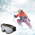 thumbnail image 4 of Ettsollp Winter Ski Goggles Winter Outdoor Ski Goggles for Men Women Double Layers Lens Anti-fog Snow Sunglasses Windproof Uv Protection Eyewear for Cycling, 4 of 8
