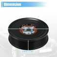 thumbnail image 3 of Reemplazo del embrague del compresor de aire acondicionado Unique Bargains 1 juego para Bmw 328I 6Cyl 3.0L 2007-2013, 3 of 7