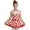 Red, variant on Girls Candy Cane Costume Christmas Sleeveless Striped Skirt Ballet Leotard Dance Tutu Dress Red 8